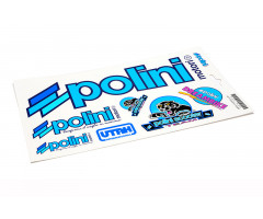 Plancha de pegatinas Polini Team