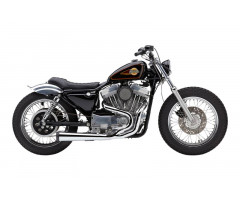 Linea de escape completa Cobra El Diablo Cromado Harley Davidson XL 883 R / XLH 1200 ...