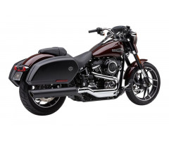 Silenciador de escape Cobra 909 Negro Harley Davidson FLSB 1745 2018-2020