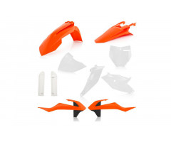 Kit plastiques complet Acerbis (6 pièces) Orange / Blanc / Noir KTM 85 SX 2018