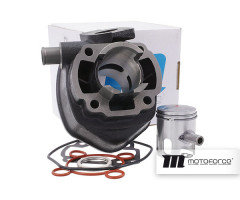 Kit cylindre Motoforce 50cc Fonte Type origine axe de 10mm Minarelli Horizontal LC